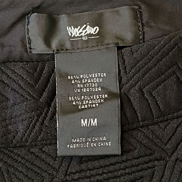Mossimo Black Patterned Crossover Stretch Knit Pencil Skirt Size M - Picture 6 of 7